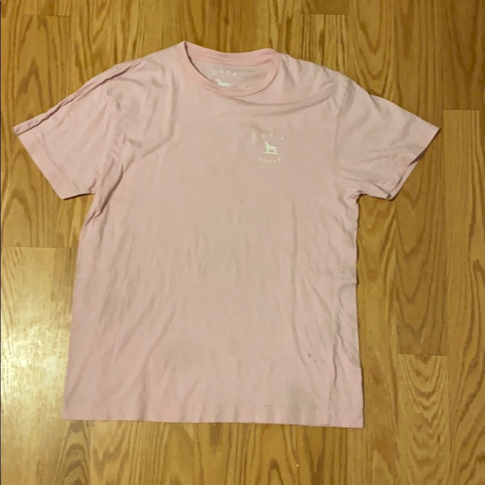 girls pink over and under shirt